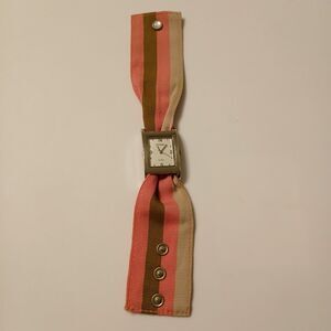 Kessaris Women's Neapolitan Striped Band Quartz Analog Watch Japan Movt